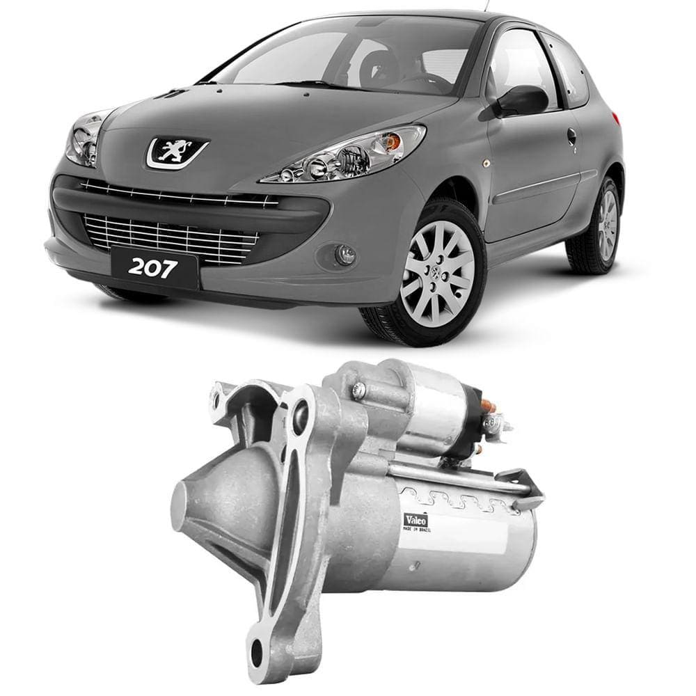 Motor De Partida Peugeot 207 2008 a 2014 1.4 Valeo 495105