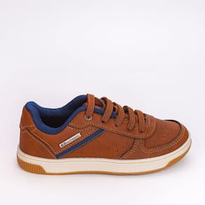 Tênis Casual Firenze Masculino Kidy Caramelo Marinho