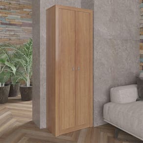 Armário para Escritório Multiuso com 2 Portas 60x171,5cm Amêndoa