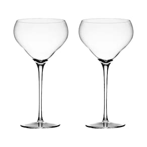 Taça De Cristal Nude Para Vinho 675 ml Fantasy 2 Peças