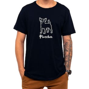 Camiseta Pet Pinscher Cachorro Cão Raça Presente Natal Roupa