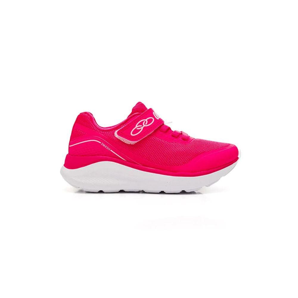 Tenis Olympikus Infantil Smash Rosa Casual