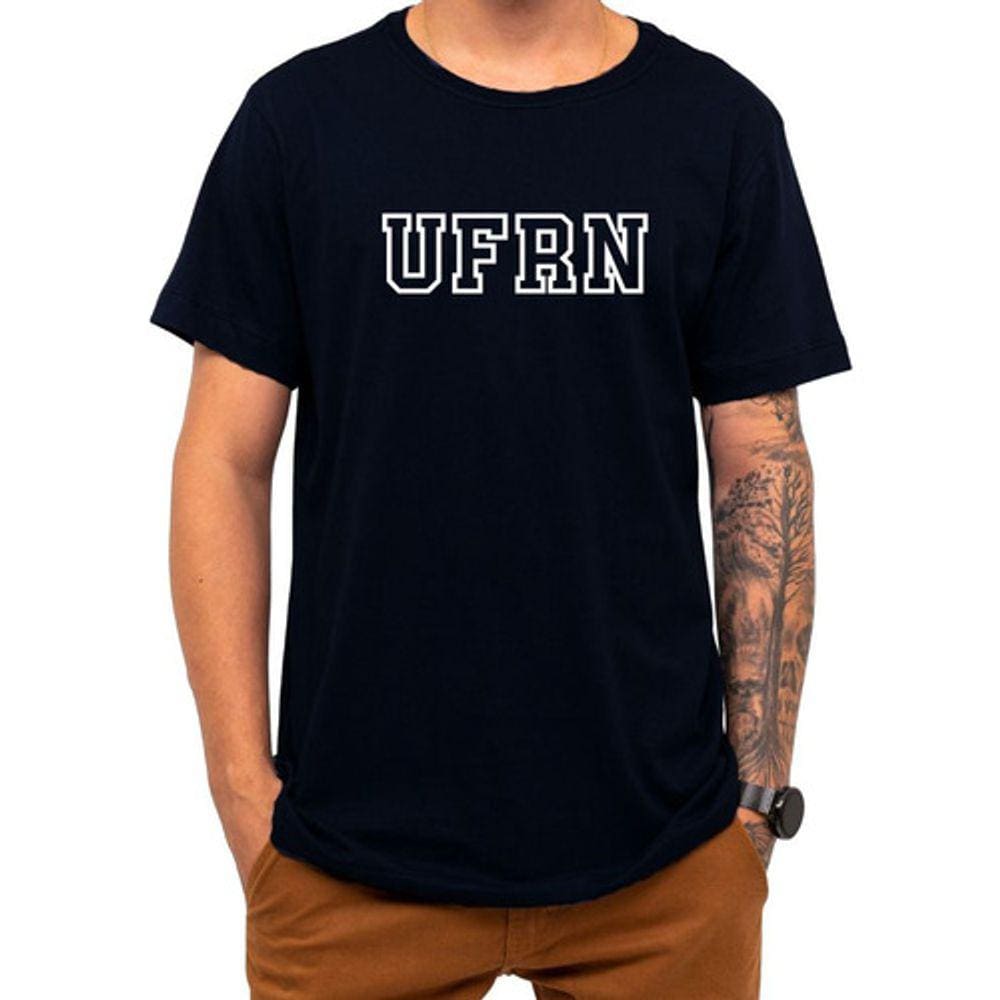 Camiseta Faculdade Ufrn Universidade Federal Do Rn Estampado