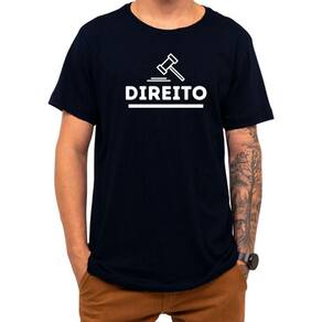 Camiseta Faculdade Direito Advogado Universidade Algodão
