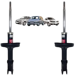 02 Amortecedor Esquerdo+Direito Kayaba Dianteiro Renault Clio 2000 A 2012 1.6