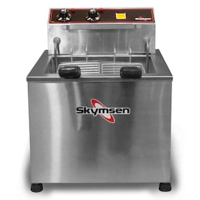 Fritadeira Elétrica Para Mesa Zona Fria FZM8 Skymsen 15 Litros 220v Monofásica