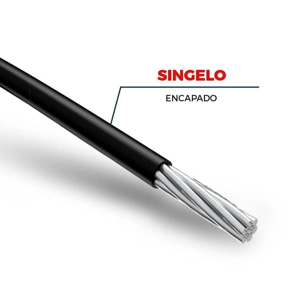 Cabo Aluminio Singelo 25,0 Mm Rolo 100 Metros