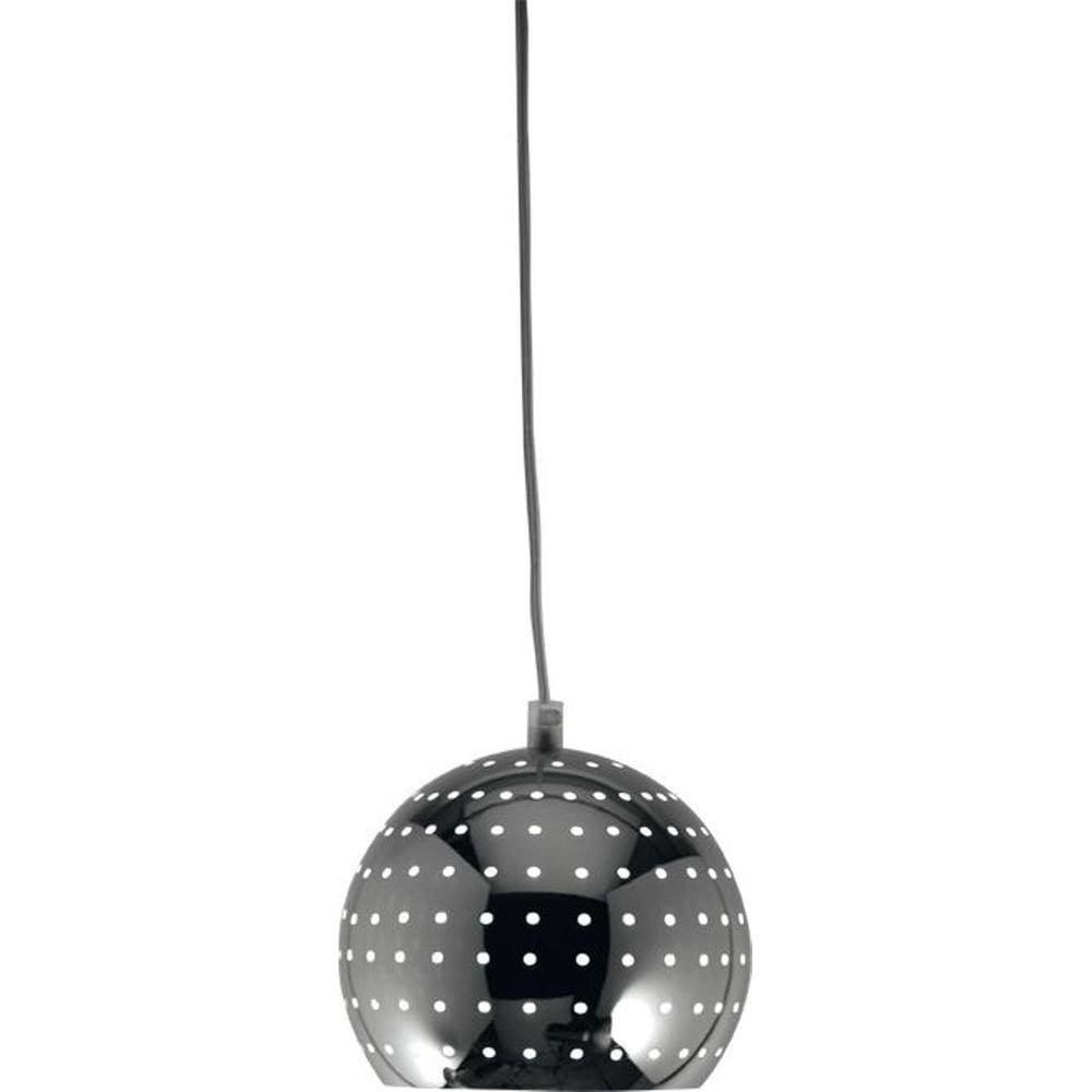 Lustre Pendente Giges Effect Cromado Para Led 15Cm