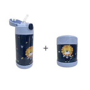 Garrafa Térmica Infantil + Pote Térmico Premium