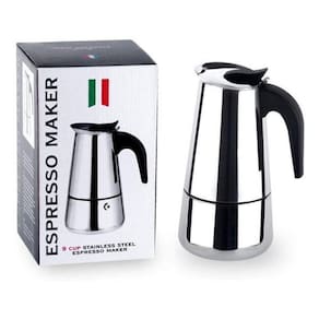 Cafeteira Italiana Espesso Maker De Aço Inox 9 Xicaras 01