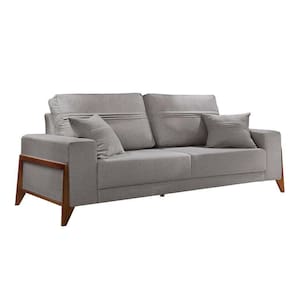 Sofá 4 Lugares Living Linho M-130 Martins Cinza