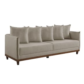 Sofá 4 Lugares Living Linho M-169 Martins Bege