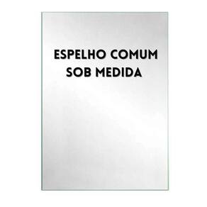 Espelho Comum Tradicional 90X90 3Mm Sob Medida Lapidado