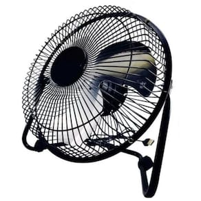 Mini Ventilador De Mesa Compacto Usb De 6 Polegadas E 19 Cm