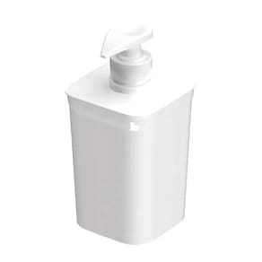 Porta Sabao Liquido Liso Branco Nitron