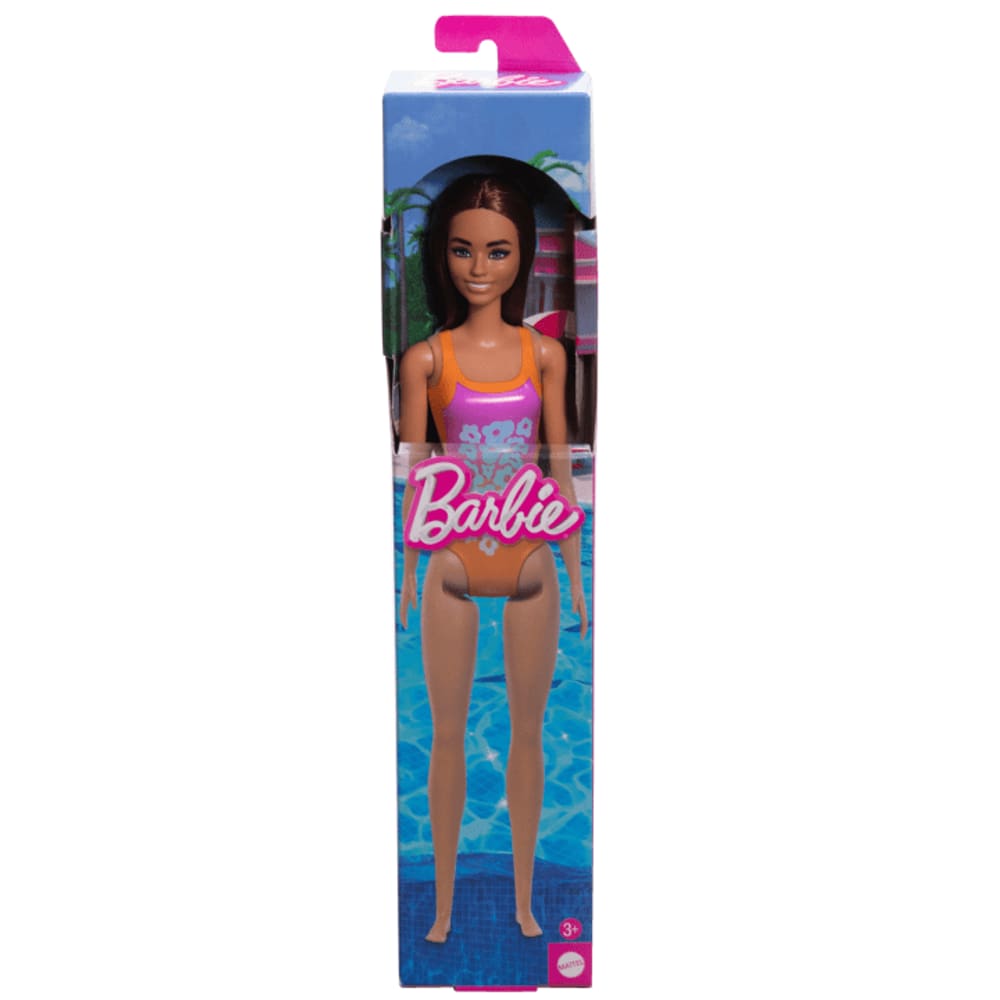 Boneca - Barbie - Praia com Maio Laranja MATTEL