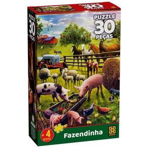 Puzzle 30 peças Fazendinha