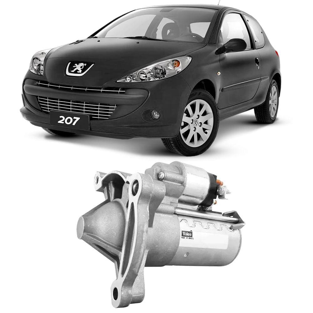 Motor De Partida Peugeot 207 2008 a 2014 1.6 Valeo 495105