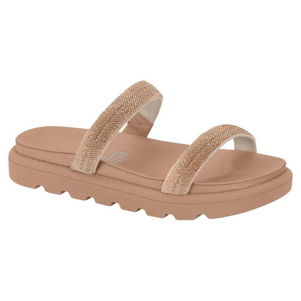 Chinelo Tamanco Flat Vizzano Napa Strass 6459.110