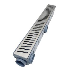 Ralo Piscina 6x50 Inox Raio com Tela Coletor Plástico Cinza