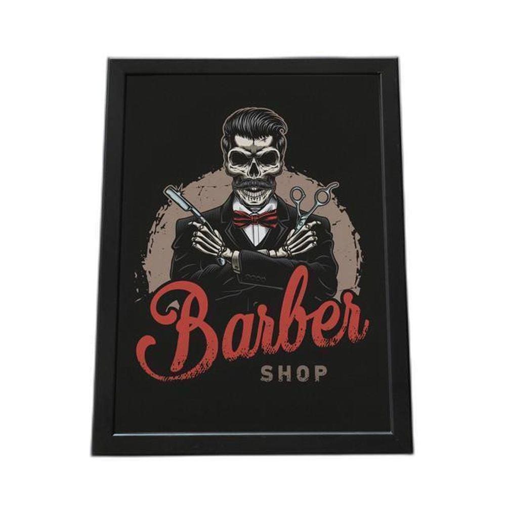 Quadro Com Moldura Barber Shop 8