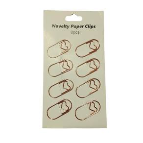 Kit De Clips Em Metal Com 8 Unidades 38Mm Ref:Ap3403