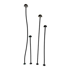 Luminária de Jardim Nordecor Gobe 6614 Led Bivolt Preto 3000K Luz Amarela