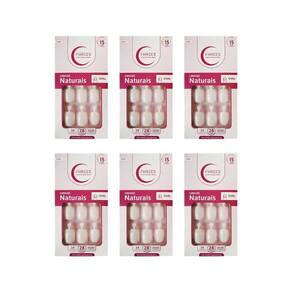 Unhas Postiças Fhaces Natural Oval Com 24Un - 6Un