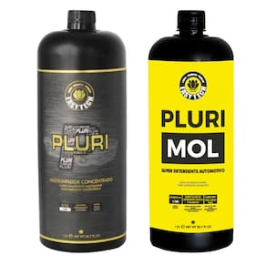 Shampoo Automotivo Pluri Mol + MultiLimpador Pluri 1,5L Easytech