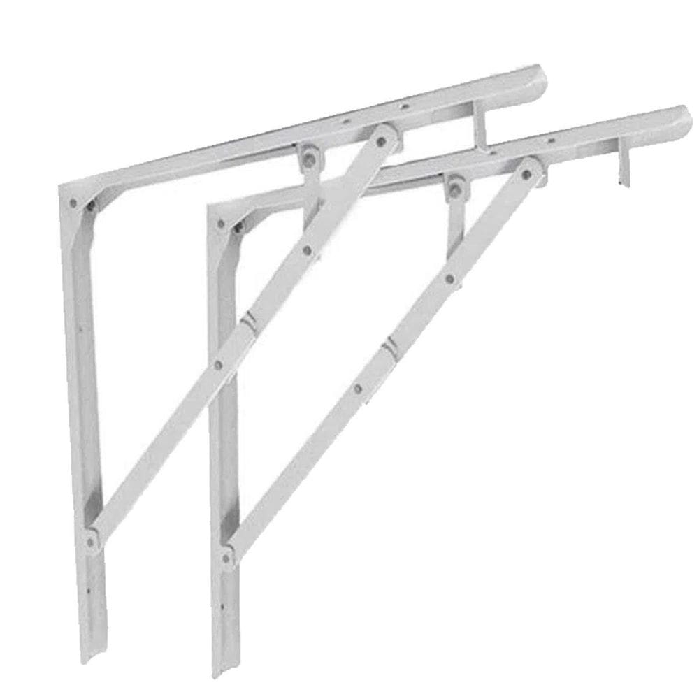 Suporte Dobrável Reforçado 400Mm Branco Bals