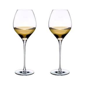 Taça De Cristal Nude Para Vinho 770 ml Fantasy 2 Peças
