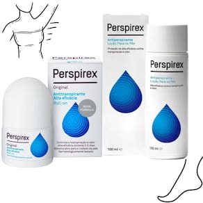 Perspirex Loção Pés Desodorante Roll-On Antitranspi