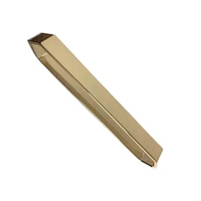 Puxador Moveis Elemento G 128Mm Gold Dourado Brilhante Zen