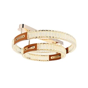 Plafon Nordecor Gulty 2902 Led Bivolt Ouro Brilho