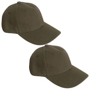 Kit 2 Bonés Chapeu Bombeta Ajustável Liso Aba Curva Verde
