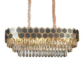 Lustre Pendente Nitrolux LTR-019 Dourado E14 Bivolt