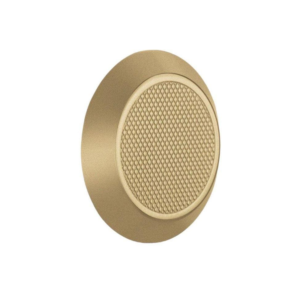 Puxador Móveis Ponto Disk G Dourado Matte Fosco Zen