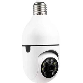 Vigilância Noturna: Lâmpada Ip Câmera Zoom Uma Casa Sem Fio