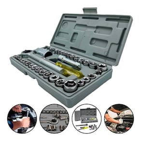 Jogo Soquete Kit 40 Peças Chave Catraca Reversível