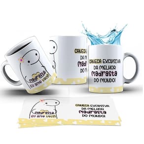 Caneca 325ml Caneca Exclusiva da melhor madrasta do mundo