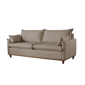 Sofá 4 Lugares Living Linho M-168 Martins Bege