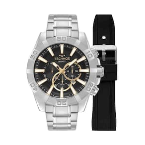 Relógio Technos Troca De Pulseira Legacy Prata Masculino Js2