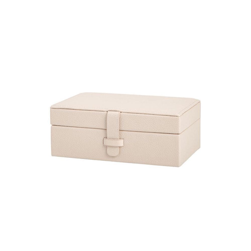 Caixa Em Material Sintético Bege Pequena