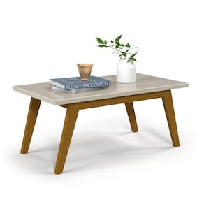 Mesa de Centro Tradicional Pes de Madeira Alta Prism Patrimar