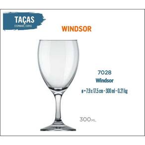 06 Taças Windsor 300Ml - Vinho Tinto Branco Rosé