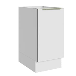 Balcão 40 Cm 1 Porta (sem Tampo) Branco/Branco Veludo