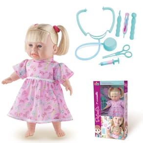 Boneca Bebê Rafaeli Minha Primeira Consulta Medica Milk 662