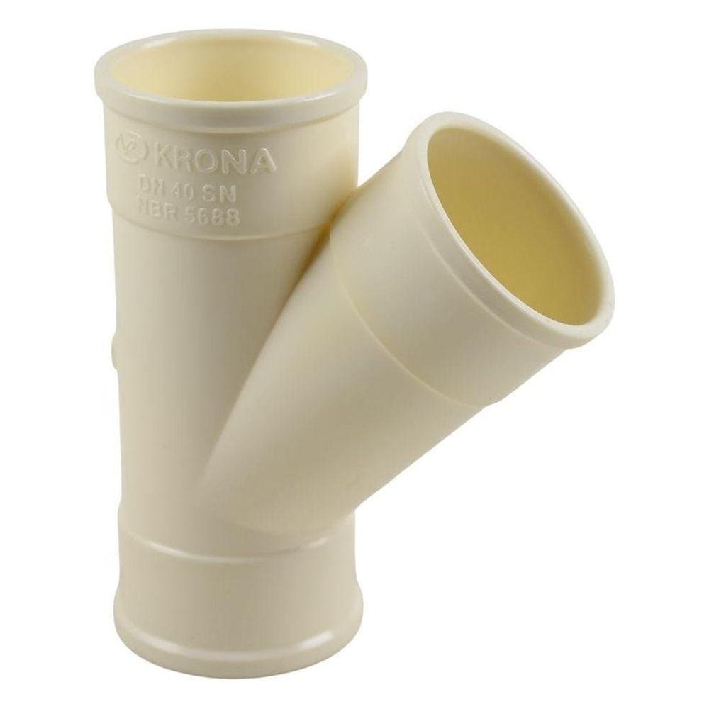 Junçao Esgoto 40X40Mm Krona Pct 0626