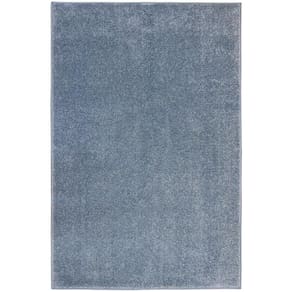 Tapete Para Sala Relex N Azul Cobalto 1,00x1,50 São Carlos