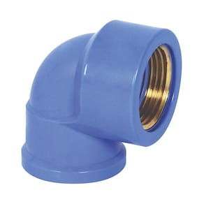 Joelho Azul Com Bucha Latao Krona 20Mmx1/2 Kit Com 20 PecaS